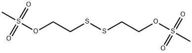 Ethanol, 2,2'-dithiobis-, 1,1'-dimethanesulfonate 结构式
