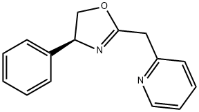 (S)-4-苯基-2-(吡啶-2-基甲基)-4,5-二氢恶唑 结构式