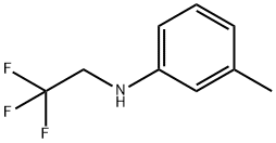 Benzenamine, 3-methyl-N-(2,2,2-trifluoroethyl)- 结构式
