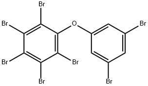 Benzene, 1,2,3,4,5-pentabromo-6-(3,5-dibromophenoxy)- 结构式