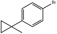 1-溴-4-(1-甲基环丙基)苯 结构式