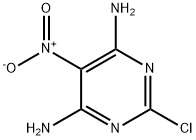 2-氯-5-硝基嘧啶-4,6-二胺 结构式