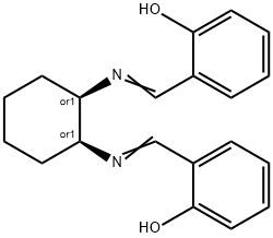 Phenol, 2,2'-[(1R,2S)-1,2-cyclohexanediylbis(nitrilomethylidyne)]bis-, rel- 结构式