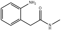 2-(2-氨基苯基)-N-甲基乙酰胺 结构式