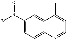 Quinoline, 4-methyl-6-nitro- 结构式