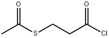 3-(乙酰基硫基)丙酰氯 结构式