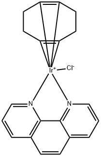 CHLORO(1,5-CYCLOOCTADIENE)(1,10-PHENANTHROLINE)IRIDIUM(I)THFADDUCT,MIN.98% 结构式