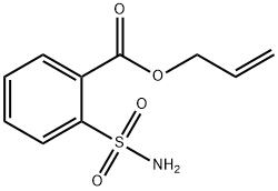 邻磺酰胺苯甲酸烯丙基酯 结构式