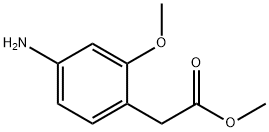 2-(4-氨基-2-甲氧基苯基)乙酸甲酯 结构式