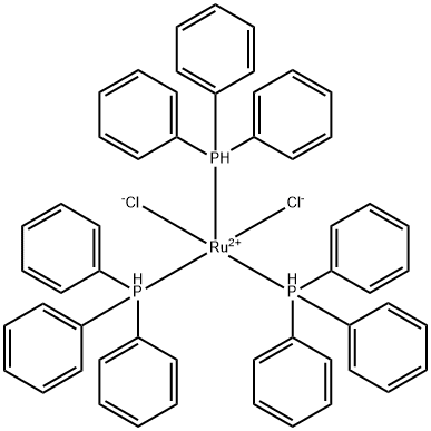 Ruthenium, dichlorotris(triphenylphosphine)-, (SP-5-21)- 结构式