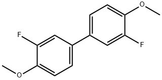 1,1'-Biphenyl, 3,3'-difluoro-4,4'-dimethoxy- 结构式