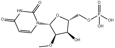 5'-Uridylic acid, 2'-O-Methyl- 结构式
