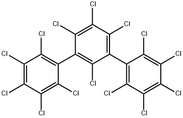 1,2,3,4,5-Pentachloro-6-[2,3,4,6-tetrachloro-5-(2,3,4,5,6-pentachlorophenyl)phenyl]benzene 结构式