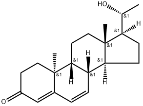 20β-Dihydrodydrogesterone 结构式