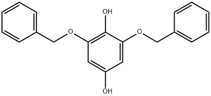 1,4-Benzenediol, 2,6-bis(phenylmethoxy)- 结构式