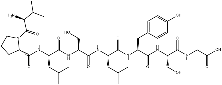 基质金属蛋白酶降解多肽VPLSLYSG 结构式