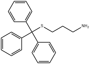 1-Propanamine, 3-[(triphenylmethyl)thio]- 结构式