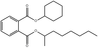 CYCLOHEXYL-N-OCTYL PHTHALATE 结构式