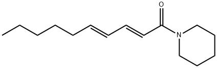 2,4-Decadien-1-one, 1-(1-piperidinyl)-, (2E,4E)- 结构式