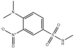 4-(dimethylamino)-N-methyl-3-nitrobenzenesulfonamide 结构式