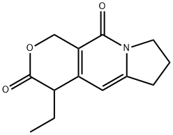 1H-Pyrano[3,4-f]indolizine-3,10(4H,6H)-dione, 4-ethyl-7,8-dihydro- 结构式