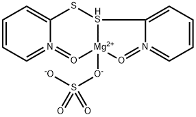 [2,2'-二硫代双(吡啶)-1,1'-二氧化物-O,O',S](硫酸-O-)镁 结构式