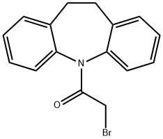 Ethanone, 2-bromo-1-(10,11-dihydro-5H-dibenz[b,f]azepin-5-yl)- 结构式