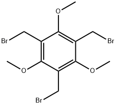 1,3,5-三(溴甲基)-2,4,6-三甲氧基苯 结构式