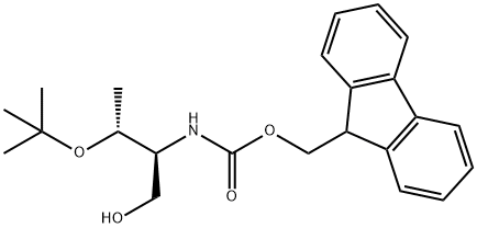 FMOC-O-叔丁基-苏氨醇 结构式