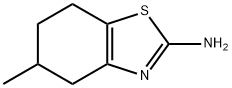 5-甲基-4,5,6,7-四氢苯并噻唑-2-胺 结构式