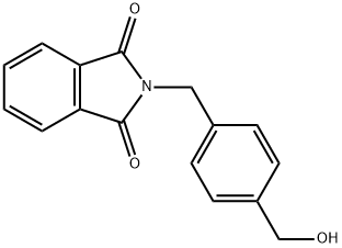 2-(4-(羟甲基)苄基)异二氢吲哚-1,3-二酮 结构式