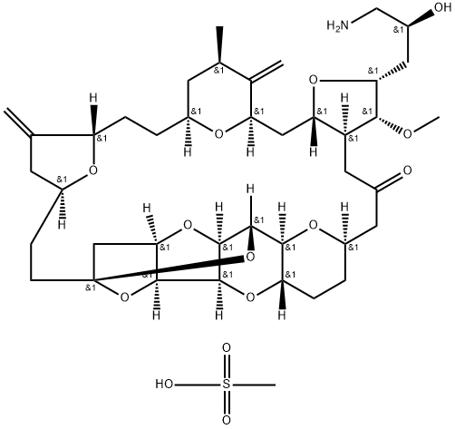 甲磺酸艾立布林 结构式