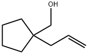 [1-(prop-2-en-1-yl)cyclopentyl]methanol 结构式