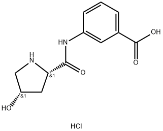 (S)-羟脯氨酸氨基苯甲酸 结构式