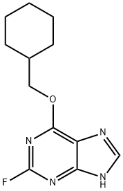 6-(环己基甲氧基)-2-氟-9H-尿 结构式