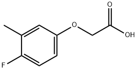 Acetic acid, 2-(4-fluoro-3-methylphenoxy)- 结构式