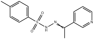 4-甲基-N'-(1-(吡啶-3-基)亚乙基)苯磺酰肼 结构式