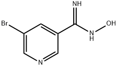 3-Pyridinecarboximidamide, 5-bromo-N-hydroxy- 结构式