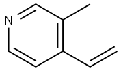 4-ethenyl-3-methylpyridine 结构式