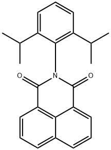 1H-Benz[de]isoquinoline-1,3(2H)-dione, 2-[2,6-bis(1-methylethyl)phenyl]- 结构式