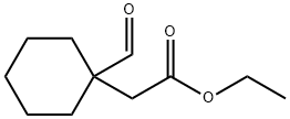 Cyclohexaneacetic acid, 1-formyl-, ethyl ester 结构式