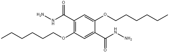 2,5-双(己氧基)对苯二甲酰肼 结构式