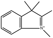 3H-Indolium, 1,2,3,3-tetramethyl- 结构式