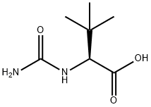 2-(carbamoylamino)-3,3-dimethylbutanoic acid 结构式