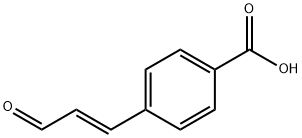 (E)-4-(3-氧代-1-烯-1-基)苯甲酸 结构式