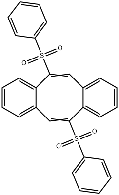 二苯并[A,E]环辛烯,5,11 - 双(苯磺酰基) 结构式