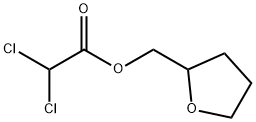 Acetic acid, 2,2-dichloro-, (tetrahydro-2-furanyl)methyl ester 结构式