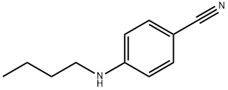 N-丁基-4-氰基苯胺 结构式