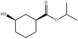 异丙基(1S,3R)-3-羟基环己烷-1-甲酸 结构式