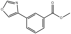 Benzoic acid, 3-(4-oxazolyl)-, methyl ester 结构式